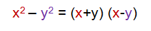 difference of two squares