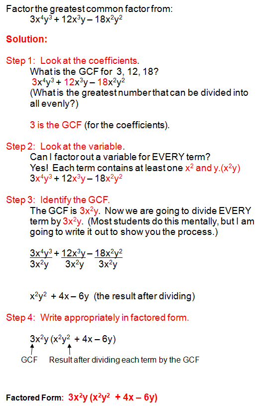 Quadratic Function Factoringccs