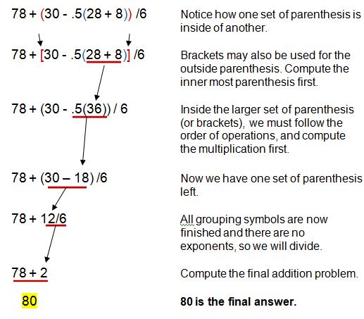 Using PEMDAS To Evaluate Numerical Expressions