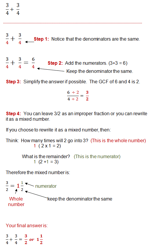 How Do You Add Fractions?